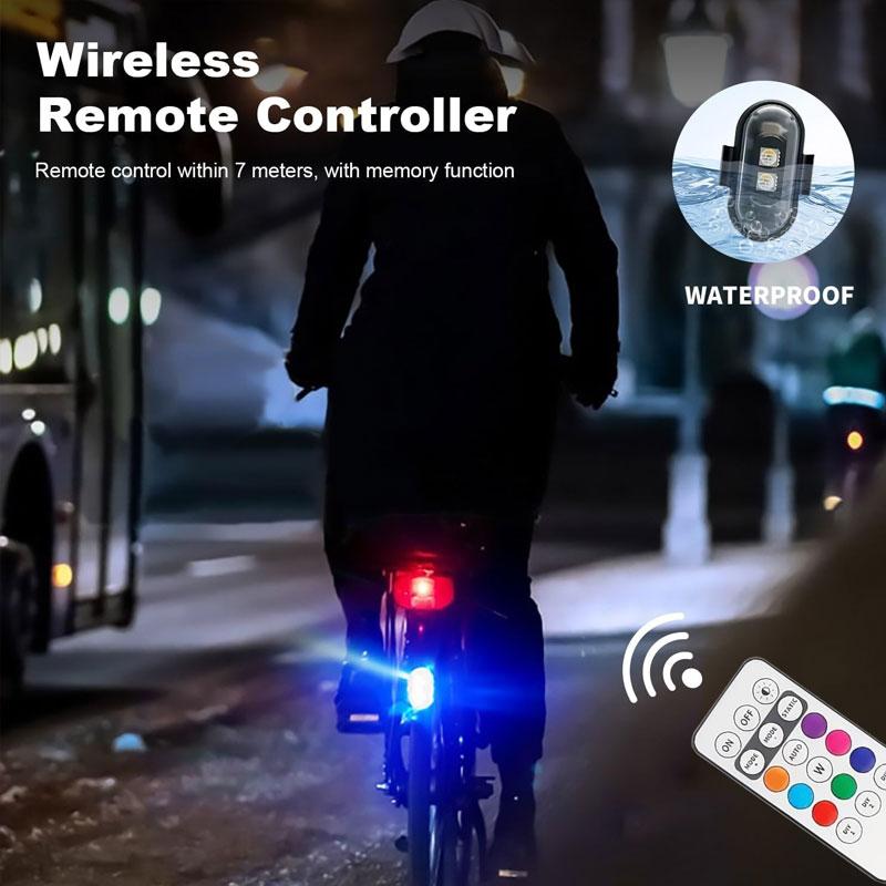 【FathersDayGift】Car RGB LED Strobe Motorcycle Lights LED Flash Position Wireless Light Aircraft Airplane Helicopter Warning Lights 【FathersDayGift】Car RGB LED Strobe Motorcycle Lights LED Flash Position Wireless Light Aircraft Airplane Helicopter Warning Lights