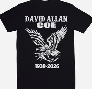 Rare David Allan Coe R.I.P 1939 2026 Collection  S-5XL Tee 9