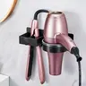 Wall-Mounted Hair Styling Tool Holder, 1 Count Punch-Free Hair Dryer and Curling Iron Organizer Rack, Bathroom Storage Shelf for Blow Dryer, Straightener and Curling Iron, Bathroom Organizing Accessories, Adhesive Shower Organizer, Bathroom Accessory