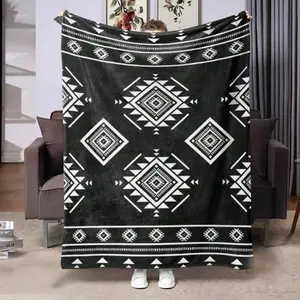 1 Bohemian Turkish Blanket - Soft And Cozy Throw Suitable Sofas, Couches, Offices, Camping, Beds, Travel, And Living Rooms, Usable Year-Round, Birthday Mother's Day Size