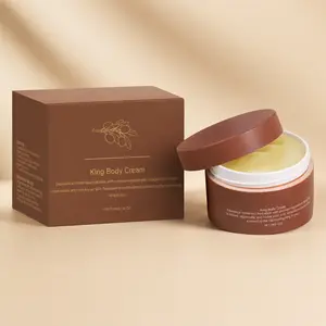 King Body Cream, 5 oz Daily Moisturizing Body Cream with Shea Butter, Glycerin & Mango Butter, Soft Smooth Skin Feel, Light Cream Texture, Everyday Body Care for Women Men