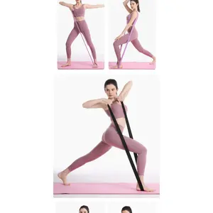 Yoga stretch strap, open back strength training 2m squat strap, warm-up stretch strap elastic strap