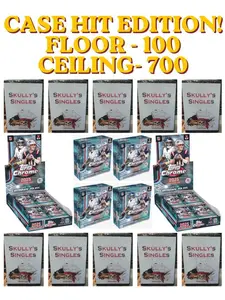 (RANDOM TEAM BREAK) PICK YOUR NUMBER *RIPS WHEN FULL*: (10) SKULLY SINGLES *CASE HIT EDITION* FOOTBALL BOXES, (2) 2025 Topps Chrome Hobby & (4) 2025 Fanatics Exclusive Chrome Mega Box Pick Your Team Break outdoorfun