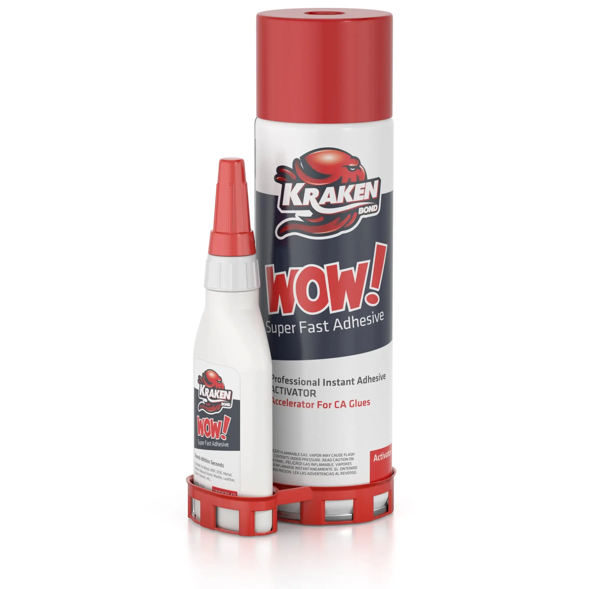 WOW! Super Fast Adhesive CA Glue (4.4 oz) & Activator (16.9 oz)