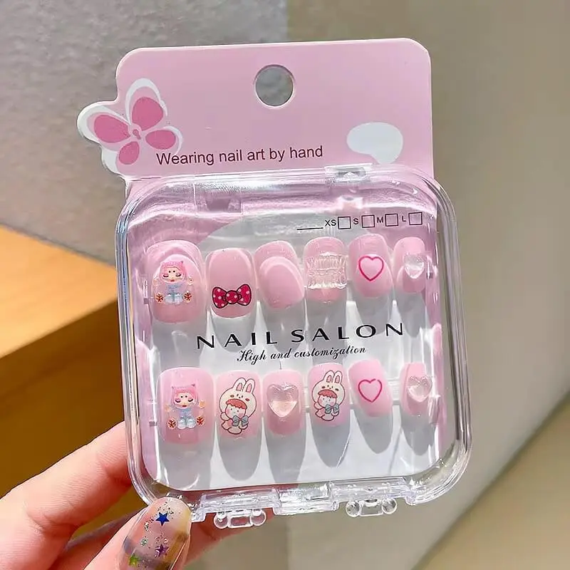 Kids Press on Nails – Cute Fake Nails for Girls #3697-5