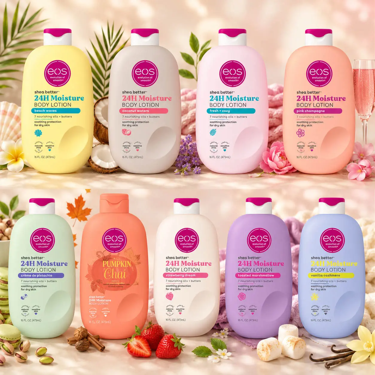 EOS Shea Better 24H Moisture Body Lotion – A collection of amazing products, 16 fl oz