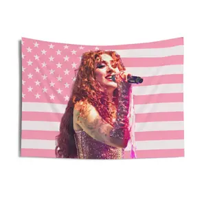 Chappell Roan Tapestry & Wall Hanging Art - Free Tracked Shipping Fabric Concert Banner Flag Suitable for Home, Bedroom, Decor - English Language, Multi- Room Aesthetic