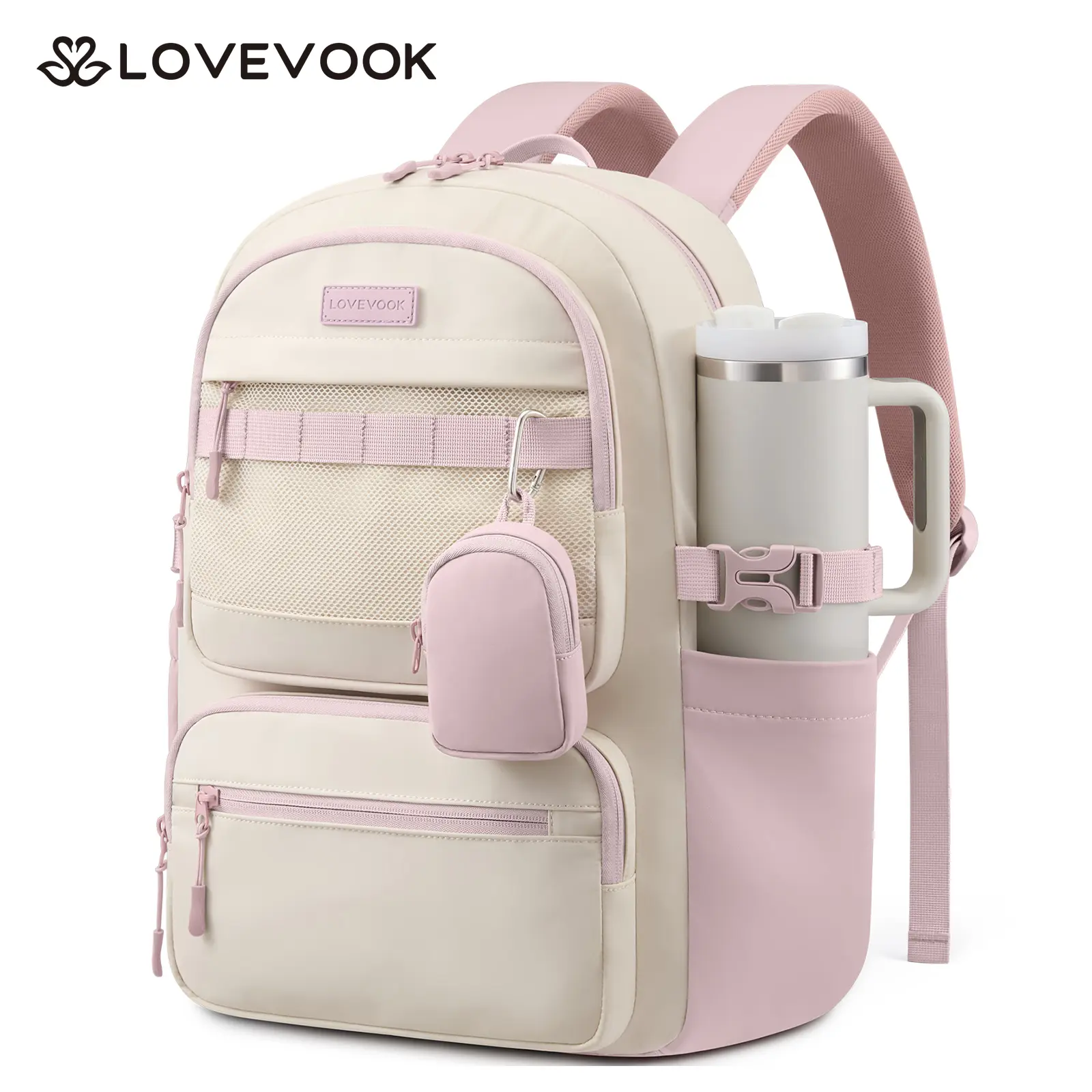 Beige - Light Pink
