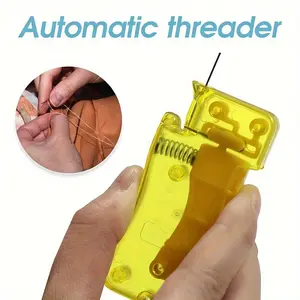 Lemon Automatic Manual Sewing Thread Needle Threading Tool, Home Handmade Craft Supplies, Essential Crafting Tool, Sewing Tools