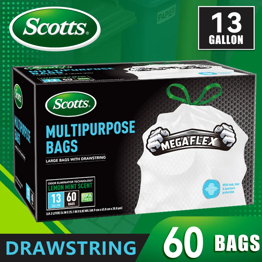 60 Bags(13 Gallon)