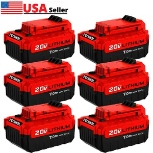 High quality 7.0Ah 20 Volt Lithium-Ion Battery for PORTER CABLE 20V Max PCC680L PCC685L US