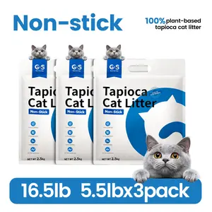 G&S Premium Tapioca Cat Litter – Strong Clumping, Low Dust, Odor Control