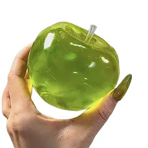 Popular Vaseline Creamy Texture Handmade Ball Crystal Big Apple Series, Moldable and Non-Reboundable