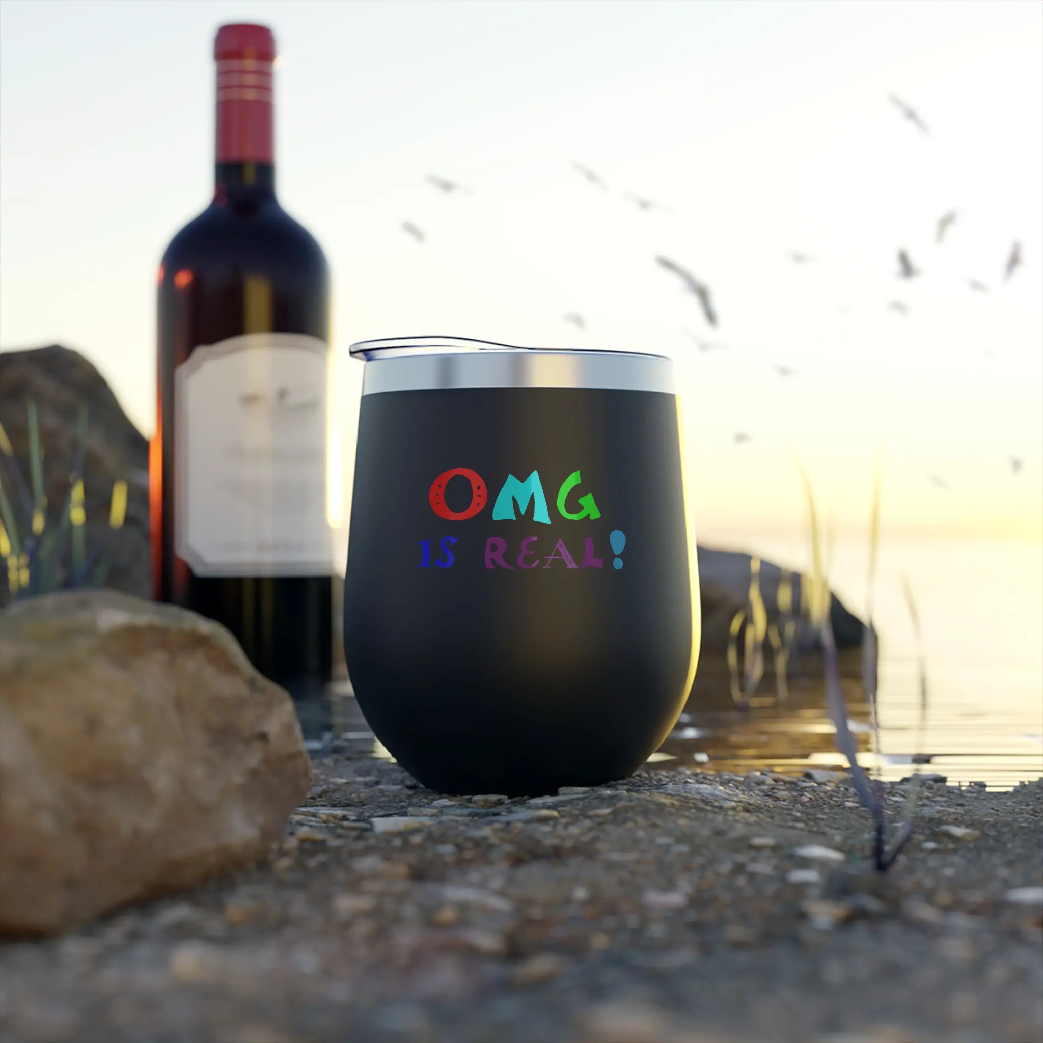 OMG Copper Vacuum Insulated Tumbler - 12oz - Drinkware