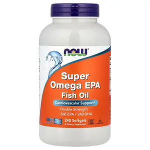 NOW Foods Super Omega EPA Fish Oil, 240 Softgels (1,000 mg per Softgel)