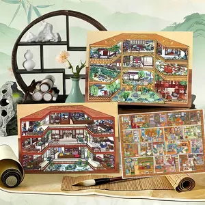 Infeel.me 2.5D Large Scenery Decorative Sticker Scene Set (3 Packs) - PET & Card Stickers for Scrapbooking, DIY Projects w/ Tweezers tiktokshopspringglowup summerwins, Decorative summerwins