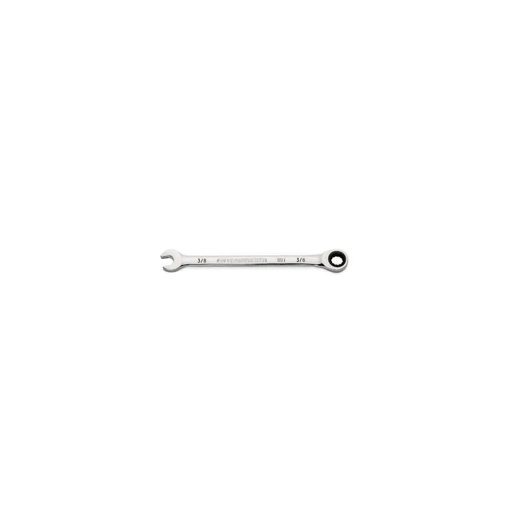 Gearwrench KD86943 0.375 in. 12-Point Ratcheting Straight 90-Tooth Combination Wrench
