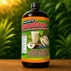 Guanabana (Soursop) Liquid Dietary Supplement – 32 fl oz (946 mL) | Tropical Fruit Extract | Natural Wellness Formula