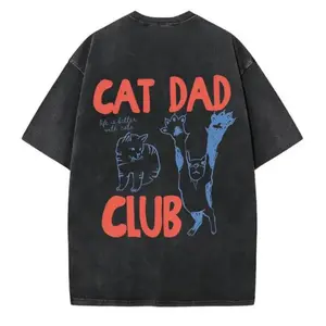 Cat Dad Shirt, Cat Dad Tee, Comfort Cat Dad Club TShirt, Back Design Tee Funny Cat Shirt, Cat Lover, New Cat Dad Shirt, Pet Parent
