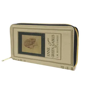 Anne of Green Gables Book Wallets, Book Clutch, Book Lover Gift, Best Holiday Gifts, Purple Purse Bag, Charlotte Bronte, Zip Around Wallet