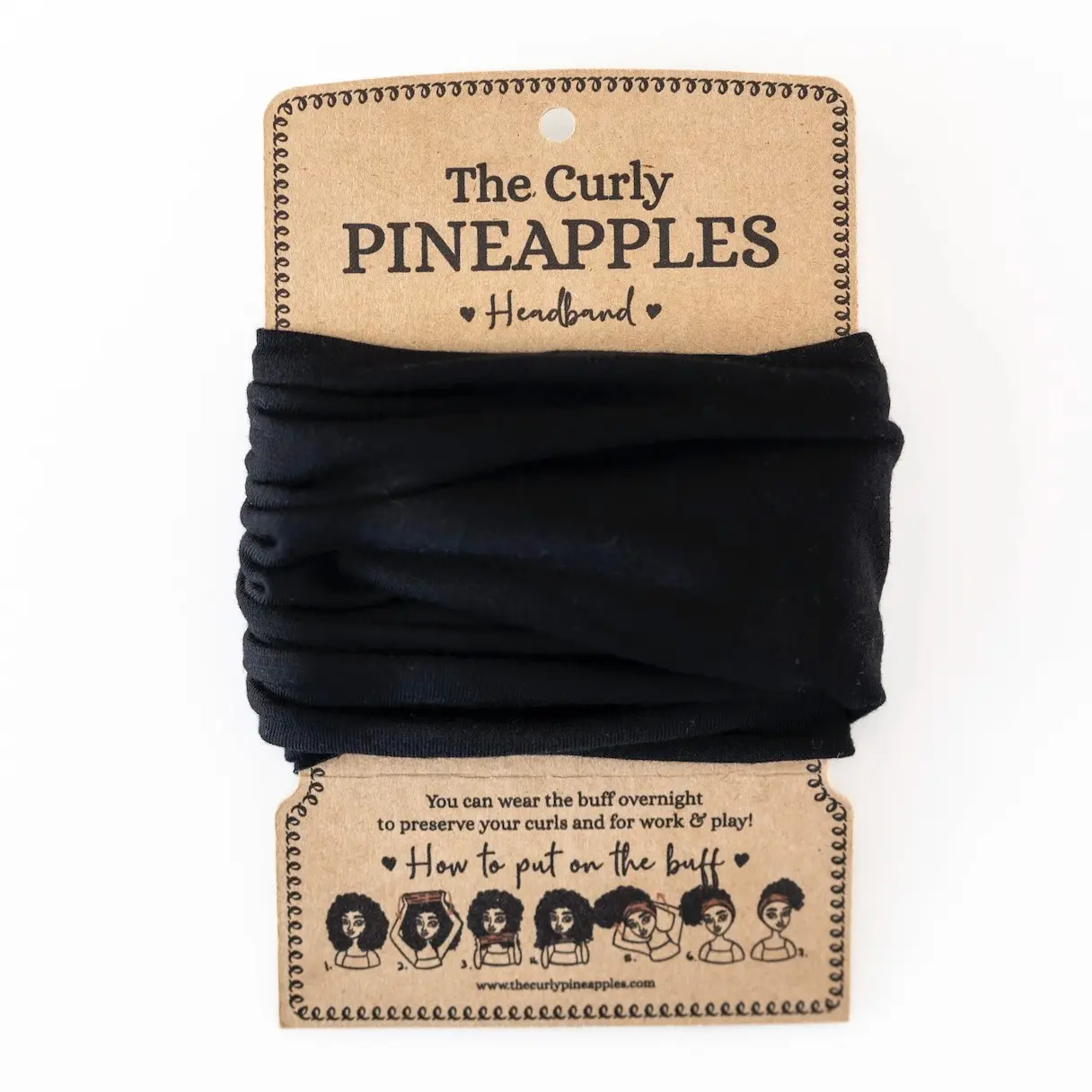 Matte Black Headband