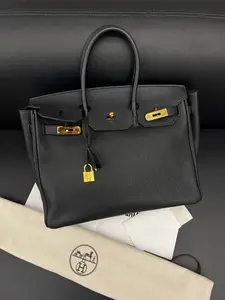 Pre-owned HERMÈS Leather Shoulder Bags Preloved birkin35 bag stampN D1081#