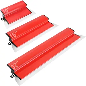 ?3PCS?Drywall Skimming  Set 32"/80cm 16"/40cm 10"/25cm Skimming  with 0.5 mm Stainless Steel   Z-handle for Wall Decoration and Construction