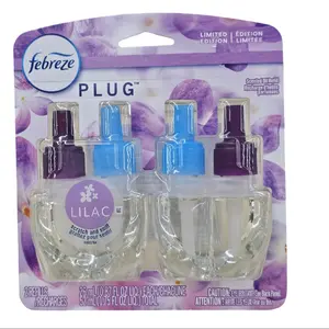Febreze Odor-Eliminating Plug Air Freshener Refill - Lilac - 2 Refills, 10.0 ounces, 1.75 Fl Oz