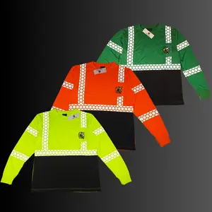 HBeeWear Hi-Vis Shirt (Yellow/Orange/Green)