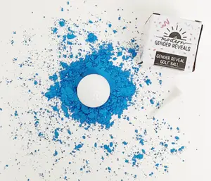 Gender Reveal Golf Ball Powder Confetti - Ideal for Celebrating your Gender Reveal