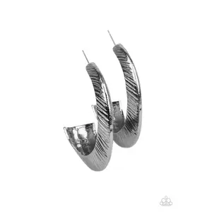 I Double FLARE You - Black Earrings