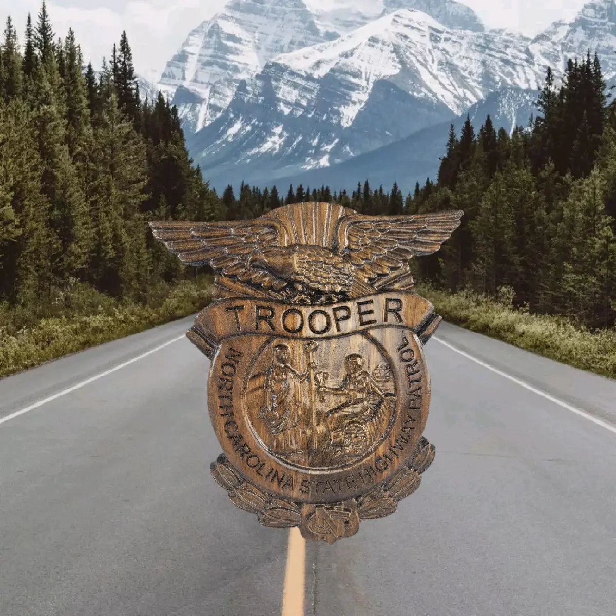 NC STATE TROOPER BADGE