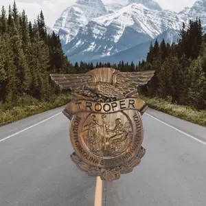NC STATE TROOPER BADGE