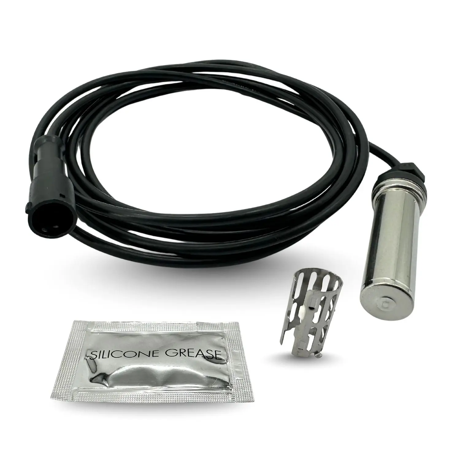 TORQUE TR955349 Heavy-Duty ABS Wheel Speed Sensor – Straight Type 78″ Cable – Replaces Meritor R955349 / WABCO S4410329710 / 4410329710 / 7R550 / 94600 – Compatible with Navistar & Heavy-Duty Trucks