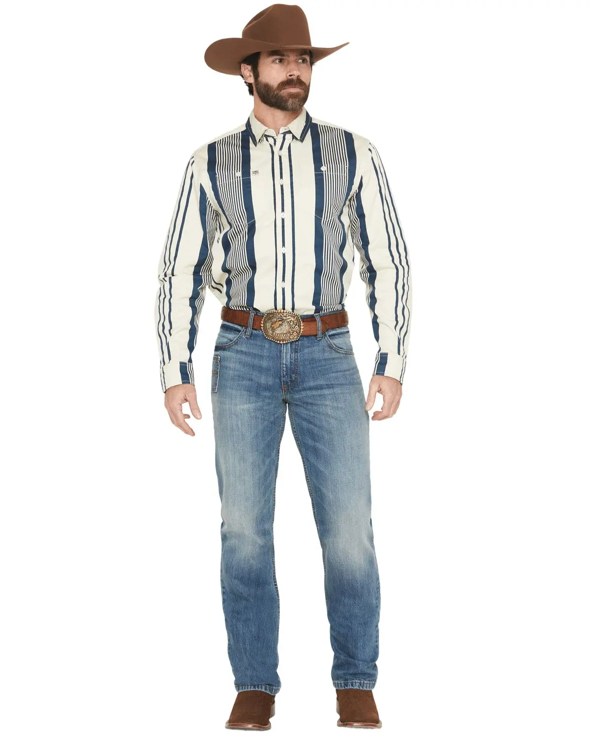 Kimes Ranch Men's Men'S Light Wash Barney Mid Rise Slim Bootcut Rigid Denim - Ejm112430-62