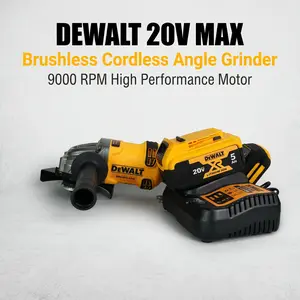 DEWALT DCG405-125 Angle Grinder, 9000 RPM for Metal Cutting Brushless Cordless tools