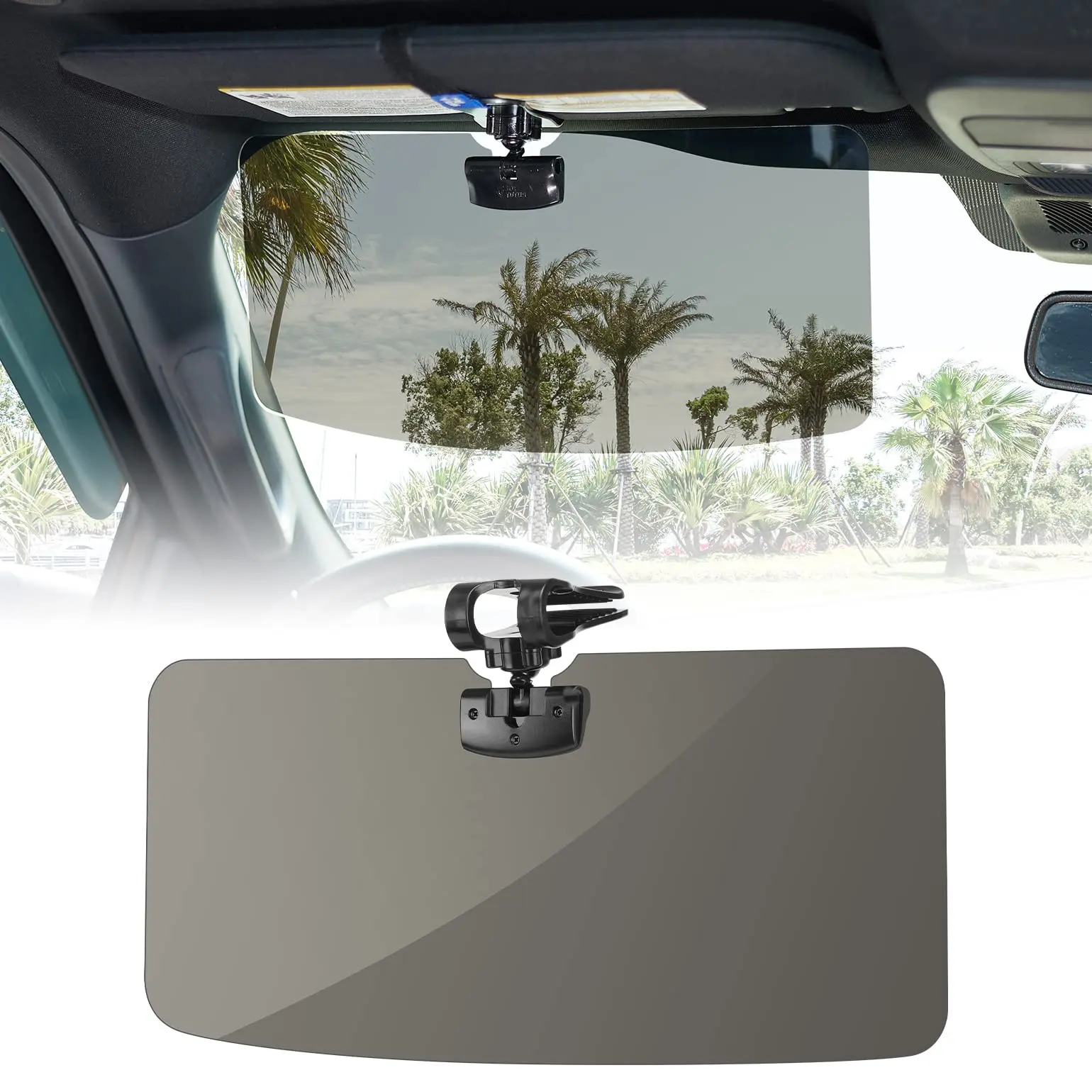 Joytutus Sun Visor Extender for Car, Universal Anti-GlarePolarized Sun Visor Easy to Install, UV400 Visor ExtensionProtect from Glare/UV Ray/Stray Light, Safe Driving for Car,Summerfinds
