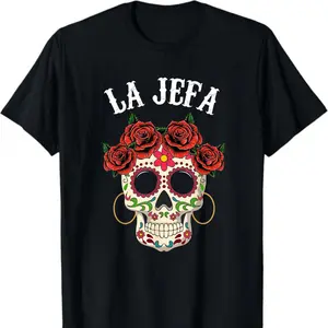 Day of the Dead Sugar Skull Apparel Women T-Shirt