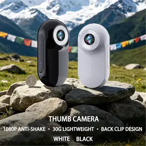 Newly Enhanced Sports Camera Thumb Size, Hands Free Recording with Premium Portable Camcorder Mount Anywhere for Security, Work, Guard, Travel, Bike Cycling, Pet 128GB outdoorfun