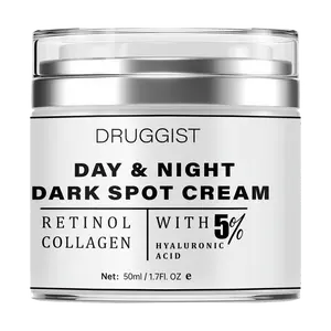 Anti-Blemish Night Cream with 5% Hyaluronic Acid and Retinol, for wrinkles, fine lines, and hydration, suitable for all skin types, 50ml