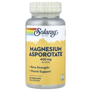 Solaray Magnesium Asporotate™, 60 VegCaps (200 mg per Capsule)