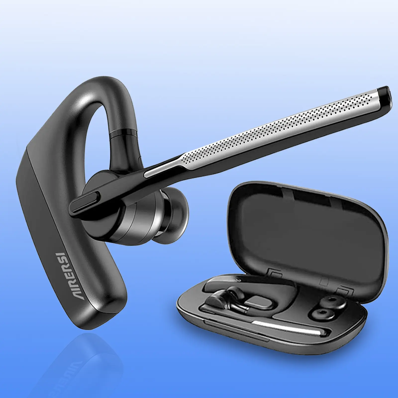 Wireless Noise-Cancelling In-Ear Multifunctional Earbuds for Truck Drivers - Adjustable Noise Cancellation, Bluetooth Audio, Dual Mic, Handsfree Calling, Waterproof Design