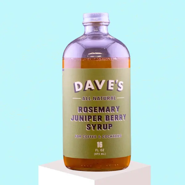 Rosemary Juniper Berry Syrup for Coffee, Lattes & Cocktails