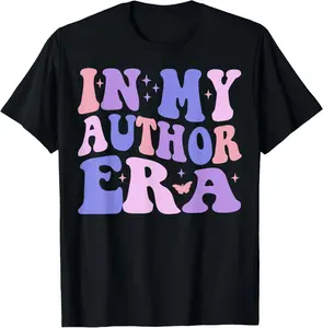 100% Cotton In My Author Era Writer Funny Reading Writing Author T-Shirt