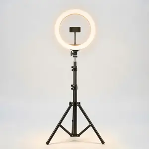 12" Dimmable Desk Makeup Ring Light with 43" Adjustable Stand - Video Light Perfect for Smartphone, Video Vlog Live Stream, YouTube, TikTok, Makeup, Zoom Call, Product Reviewers#SummerWins#Fathersdaygift