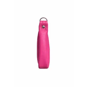 Pink Leather Shoulder Bag for women / Mini Hande Made Crossbody Purse