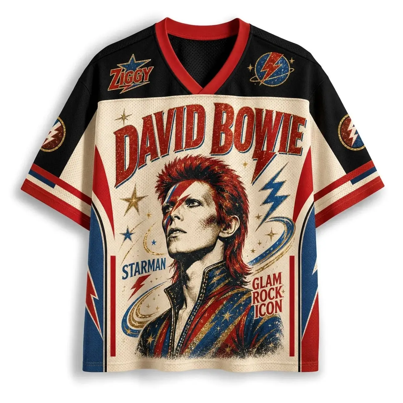 David Bowie Jersey Shirts RHX