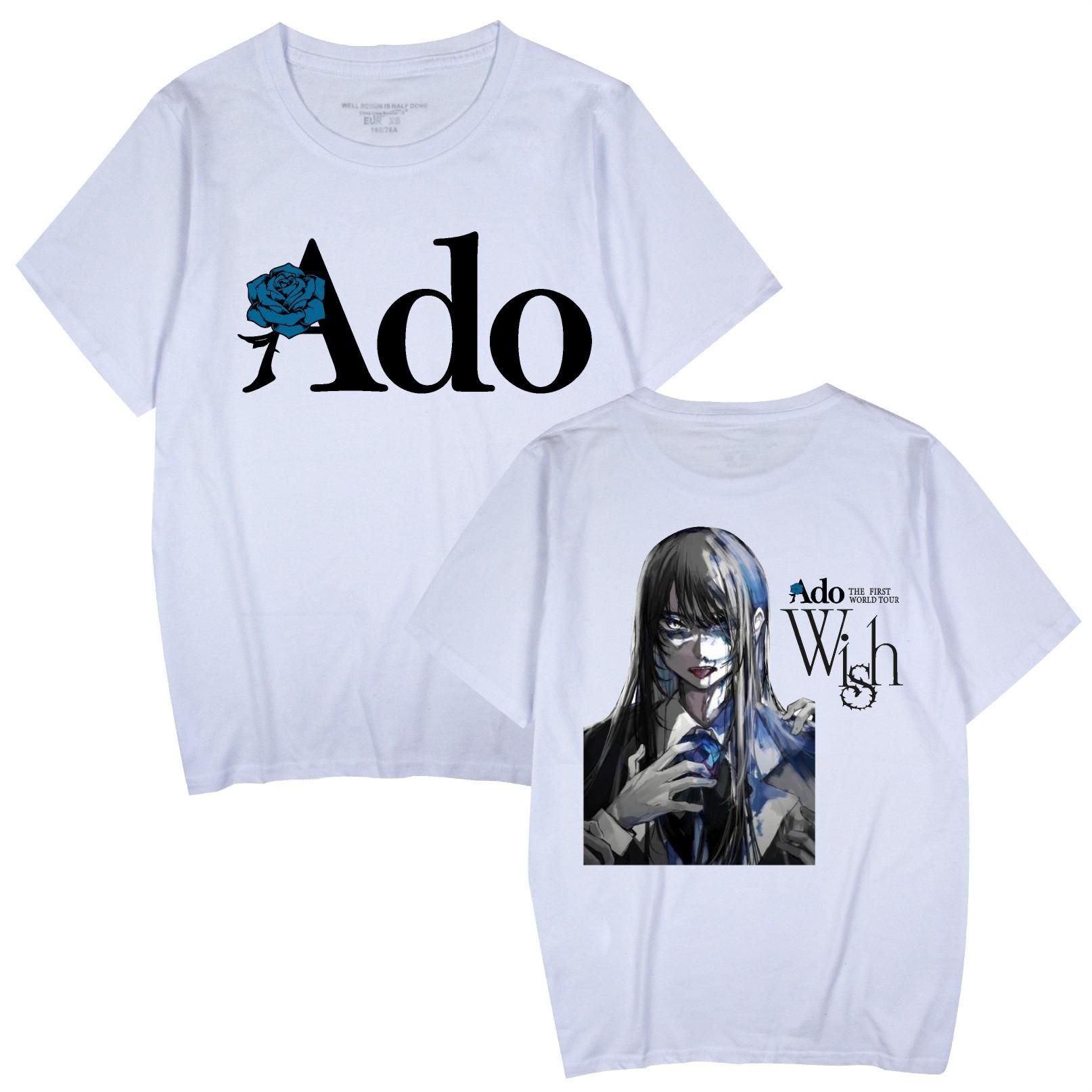 Ado Wish Tour T-shirt Japan Singer Print T-shirt, Stylish and Versatile Tops and T-shirts