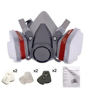 Dust masks, breathing protection masks, used in industrial and production environments