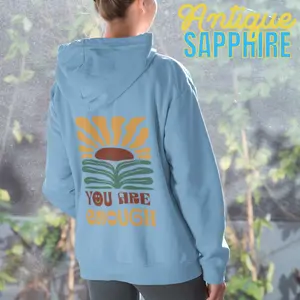 You Are Enough Sunflower Hoodie, Sunflower Market Beach Hoodie, Vsco hoodie, Aesthetic Sweatshirt, Summer Vibes Hoodie, Tumblr Sweater